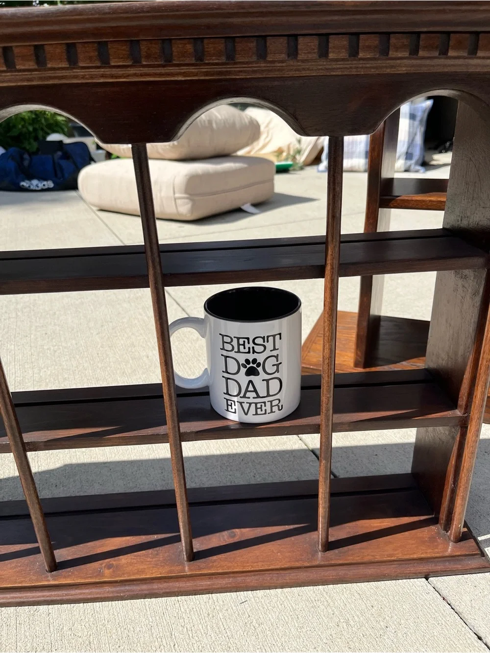 Do not purchase ❌❌reserved Sarah Jane Classic Dark Brown Wooden Wall Shelf